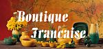 Boutique Francaise for imported kitchenware, pots, pans, place settings from France.